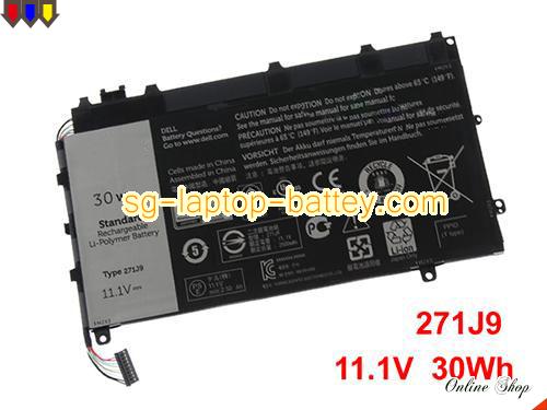 Genuine DELL YX81V Laptop Battery 0YX81V rechargeable 30Wh Black In Singapore 