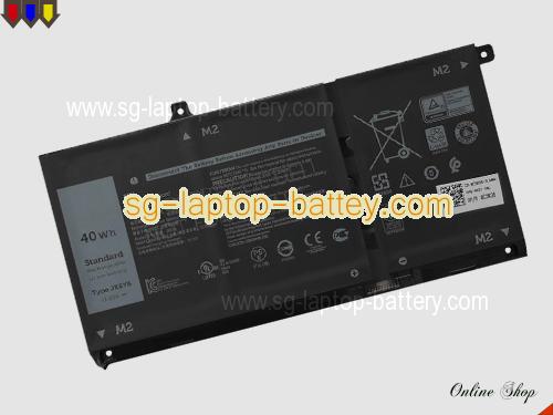 Genuine DELL JK6Y6 Laptop Battery 3ICP5/57/78 rechargeable 3550mAh, 40Wh Black In Singapore 