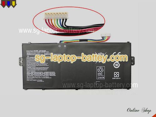 Genuine ACER AP19A8K Laptop Battery 3ICP5/58/72 rechargeable 3482mAh, 40.22Wh Black In Singapore 