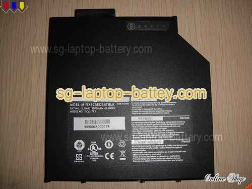 Replacement ALIENWARE SQU-724 Laptop Computer Battery SQU-723 rechargeable 3800mAh, 40.04Wh Black In Singapore 