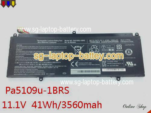 Genuine TOSHIBA PA5190U-1BRS Laptop Battery  rechargeable 3560mAh, 41Wh Black In Singapore 