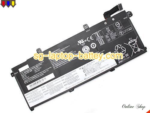 Genuine LENOVO SB10T83157 Laptop Battery 5B10W13877 rechargeable 4345mAh, 51Wh Black In Singapore 