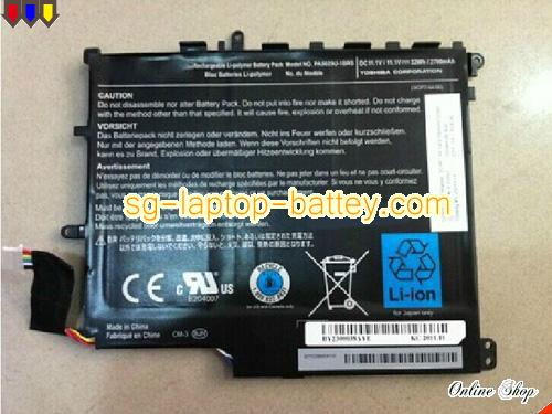 Genuine TOSHIBA PA5029U Laptop Battery PA5029U-1BRS rechargeable 2700mAh, 32Wh Black In Singapore 