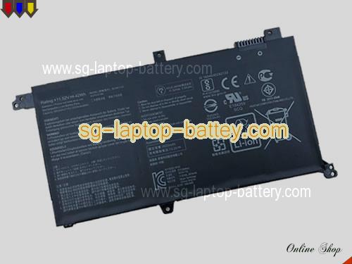 Genuine ASUS B31N1732-1 Laptop Battery  rechargeable 3727mAh, 42Wh Black In Singapore 