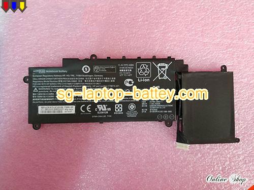 Genuine HP HSTNNDB6O Laptop Battery 778956005 rechargeable 3720mAh, 43Wh Black In Singapore 