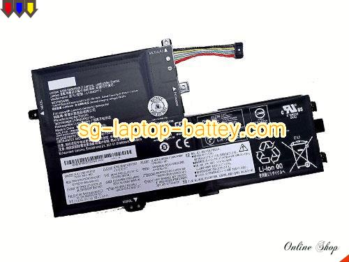 Genuine LENOVO L18C3PF7 Laptop Battery L18M3PF6 rechargeable 4610mAh, 52.5Wh Black In Singapore 