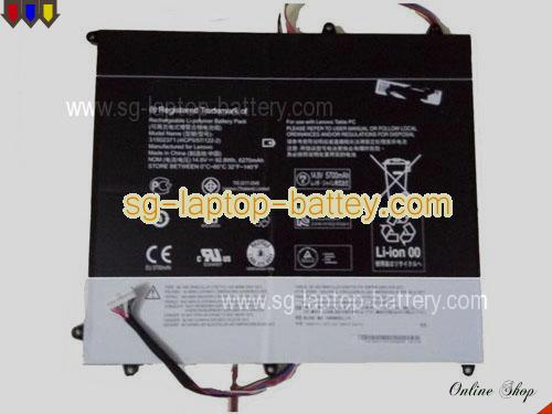 Genuine LENOVO 4ICP5/57/122-2 Laptop Battery 31502371 rechargeable 6270mAh, 92.8Wh Black In Singapore 