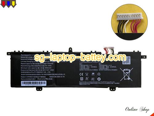 Genuine UTILITY 3ICP7/85/60 Laptop Computer Battery U638560PV-3S1P rechargeable 5100mAh, 58.14Wh  In Singapore 