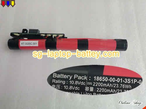 Genuine ACER 1865000013S1P0 Laptop Battery NDXX140100013S1P0 rechargeable 2200mAh, 23.76Wh Black In Singapore 