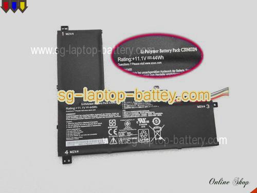 Genuine ASUS C31N1324 Laptop Battery C3INI324 rechargeable 3970mAh, 44Wh Black In Singapore 