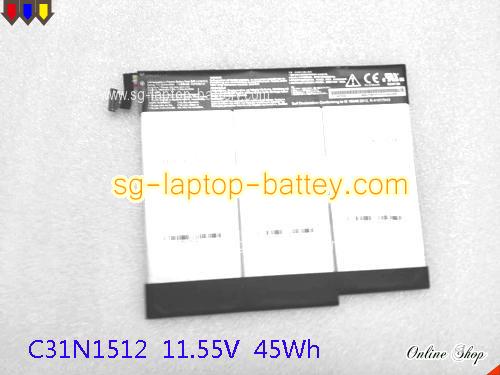 Genuine ASUS C31N1512 Laptop Battery C31PMC5 rechargeable 3790mAh Black In Singapore 