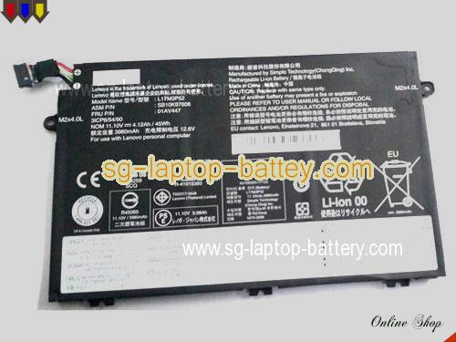 Genuine LENOVO L17M3P52 Laptop Battery SB10K97608 rechargeable 4120mAh, 45Wh Black In Singapore 