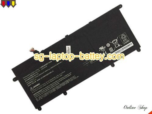 Genuine HASEE SQU-1721 Laptop Battery 3ICP4/91/91 rechargeable 4940mAh, 57.06Wh Black In Singapore 