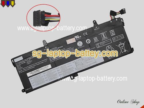 Genuine LENOVO 5B10W13913 Laptop Computer Battery SB10T83156 rechargeable 4922mAh, 57Wh  In Singapore 