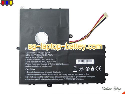 Genuine BMAX 496587-3S1P Laptop Computer Battery  rechargeable 5000mAh, 57Wh  In Singapore 