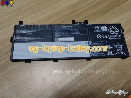 Genuine LENOVO L20M3P71 Laptop Battery SB11A13106 rechargeable 4560mAh, 52.8Wh Black In Singapore 