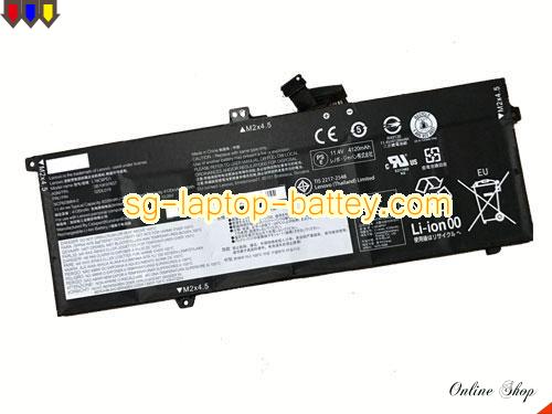 Genuine LENOVO SB10K97657 Laptop Battery L18M6PD2 rechargeable 4220mAh, 48Wh Black In Singapore 