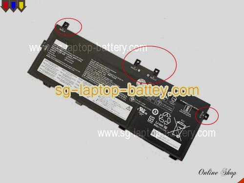 Genuine LENOVO 5B11A13107.3ICP5/80/70 Laptop Battery L20M3P71 rechargeable 4570mAh, 52.9Wh Black In Singapore 