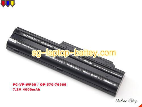 Genuine NEC OP-570-76966 Laptop Battery PC-VP-WP90 rechargeable 4000mAh Black In Singapore 