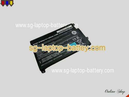 Genuine MSI G25TA004F Laptop Battery 40033906 rechargeable 4200mAh, 31.08Wh Black In Singapore 