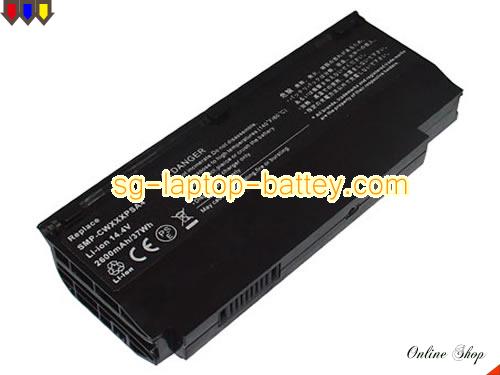 Replacement FUJITSU-SIEMENS DYNA-WJ Laptop Battery DPK-CWXXXSYC6 rechargeable 2200mAh Black In Singapore 