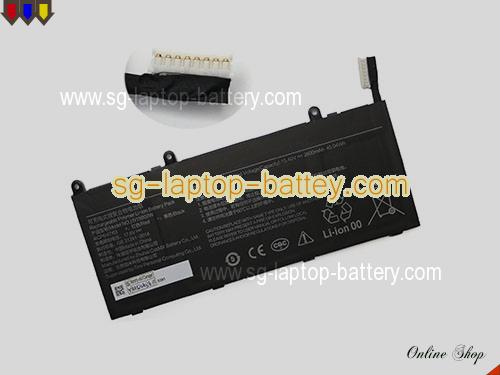 Genuine XIAOMI N15B02W Laptop Battery 4ICP6/47/64 rechargeable 2600mAh, 40.4Wh Black In Singapore 