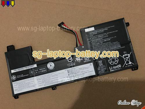 Genuine LENOVO L17L4PG2 Laptop Battery 5B10Q88556 rechargeable 4820mAh, 74Wh Black In Singapore 