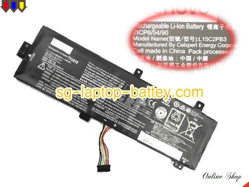 Genuine LENOVO L15C2PB3 Laptop Battery 5B10K90784 rechargeable 4054mAh, 30Wh Black In Singapore 