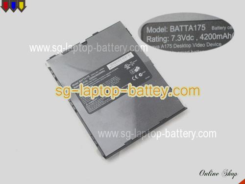 Genuine AVAYA BATTA175 Laptop Battery  rechargeable 4200mAh, 30Wh Black In Singapore 