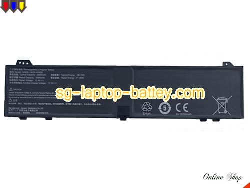 Genuine RTDPART GXIDL-14-20-4S5050 Laptop Computer Battery GX-14-20-4S5050 rechargeable 5200mAh, 80.1Wh  In Singapore 