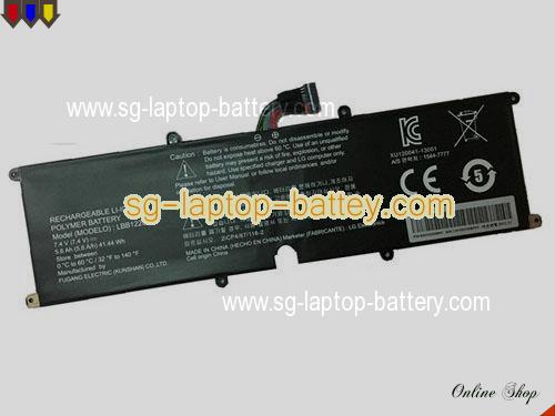 Genuine LG LBB122UH Laptop Battery  rechargeable 5600mAh, 41.44Wh Black In Singapore 