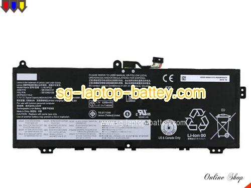 Genuine LENOVO SB10X63138 Laptop Battery L19D4PG2 rechargeable 6624mAh, 51Wh Black In Singapore 