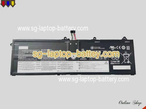 Genuine LENOVO 5B11C04261 Laptop Battery SB11C04262 rechargeable 4622mAh, 71Wh Black In Singapore 