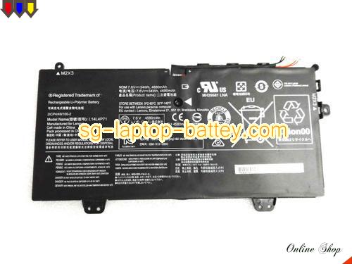 Genuine LENOVO L14L4P71 Laptop Battery L14M4P71 rechargeable 4680mAh, 34Wh Black In Singapore 