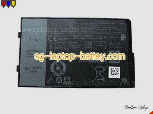 Genuine DELL J7HTX Laptop Battery FH8RW rechargeable 4342mAh, 34Wh Black In Singapore 