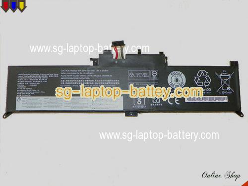 Genuine LENOVO 00HW026 Laptop Battery SB10F46464 rechargeable 2950mAh, 44Wh Black In Singapore 