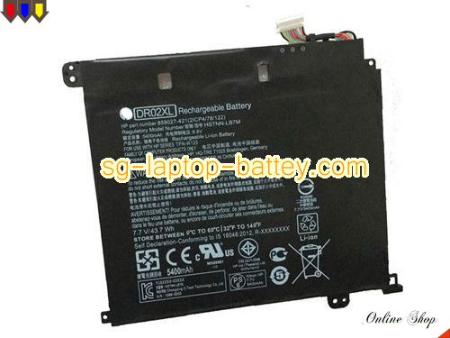 Genuine HP 859027-121 Laptop Battery TPNW123 rechargeable 5400mAh, 44Wh Black In Singapore 