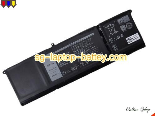 Genuine DELL WV3K8 Laptop Battery V6W33 rechargeable 3420mAh, 54Wh Black In Singapore 