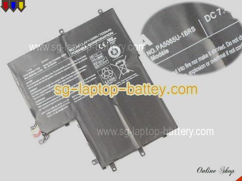 Genuine TOSHIBA PA5065U-1BRS Laptop Battery PA5065U rechargeable 7030mAh, 54Wh Black In Singapore 