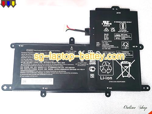 Genuine HP FO02XL Laptop Battery TPN-DB0A rechargeable 4700mAh, 37.6Wh Black In Singapore 