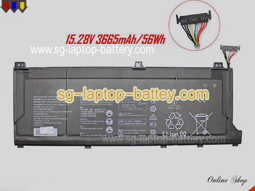 Genuine HUAWEI HB4692Z9ECW-41 Laptop Battery 4ICP5/62/81 rechargeable 3665mAh, 56Wh Black In Singapore 