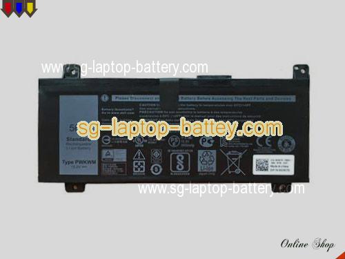 Genuine DELL 063k70 Laptop Battery PWKWM rechargeable 3500mAh, 56Ah Black In Singapore 