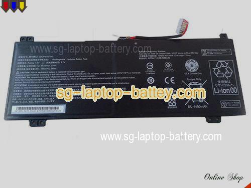 Genuine ACER AP16K4J Laptop Battery  rechargeable 4860mAh, 37Wh Black In Singapore 