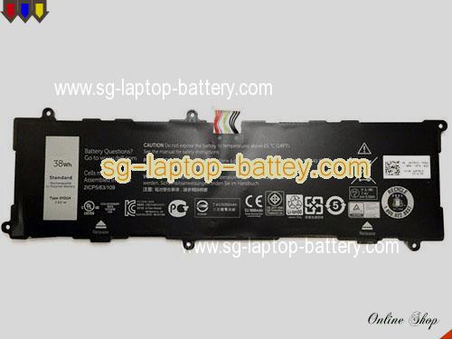 Genuine DELL 2H2G4 Laptop Battery HFRC3 rechargeable 5135mAh, 38Wh Black In Singapore 