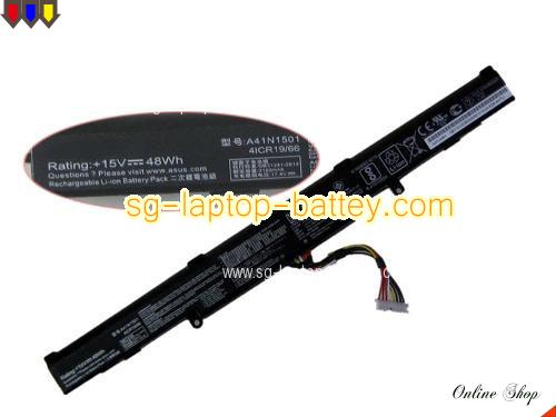 Genuine ASUS L41LK9H Laptop Battery 0B110-00360100 rechargeable 48Wh Black In Singapore 