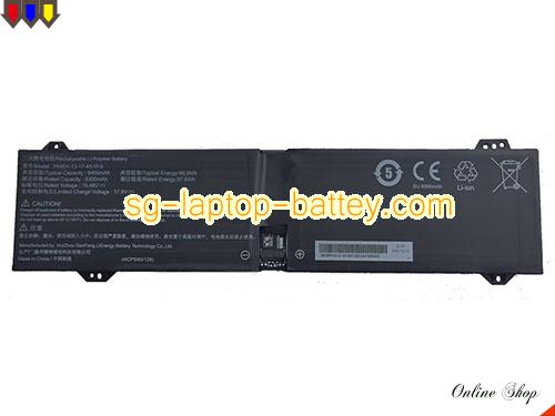 Genuine MECHREVO PHID1-13-17-4S1P-0 Laptop Computer Battery PHID113174S1P0 rechargeable 6450mAh, 99.9Wh  In Singapore 