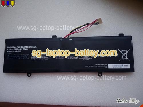 Genuine GIGABYTE GAS-F20 Laptop Battery GASF20 rechargeable 5270mAh, 39Wh Black In Singapore 