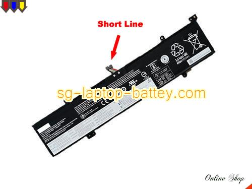 Genuine LENOVO SB10W69459 Laptop Battery 5B10W67244 rechargeable 4500mAh, 69Wh Black In Singapore 