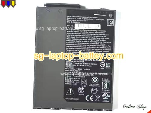 Genuine GETAC 44187190019 Laptop Computer Battery 441871900001 rechargeable 2160mAh, 32Wh  In Singapore 