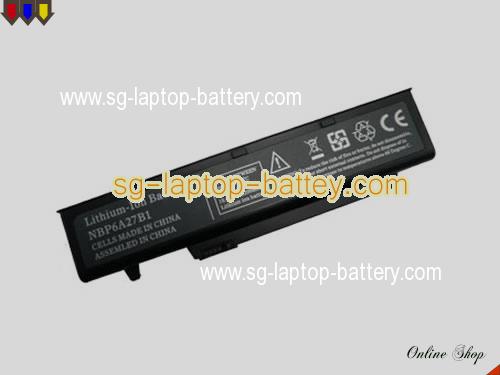 Replacement ROVERBOOK NBP6A27B1 Laptop Battery NBP6A27D1 rechargeable 4800mAh Black In Singapore 